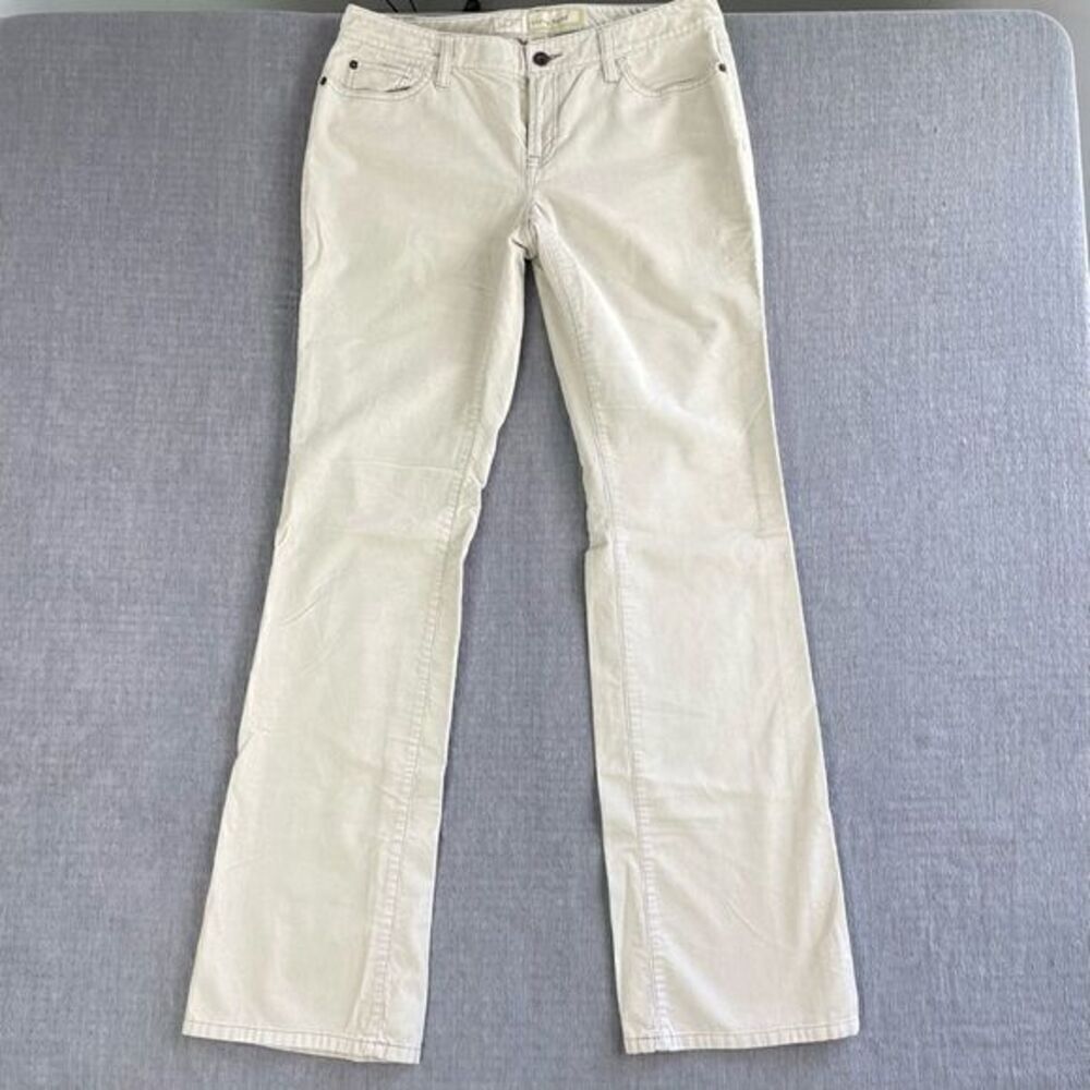 Ann Taylor Loft Curvy Boot Bootcut Corduroy Tan Pants Women’s Size 8L Long